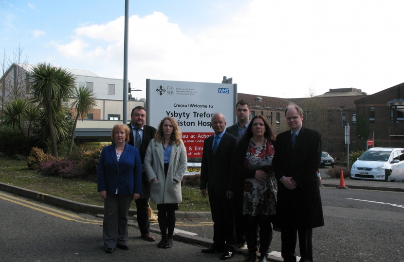 Suzy at Morriston Hospital