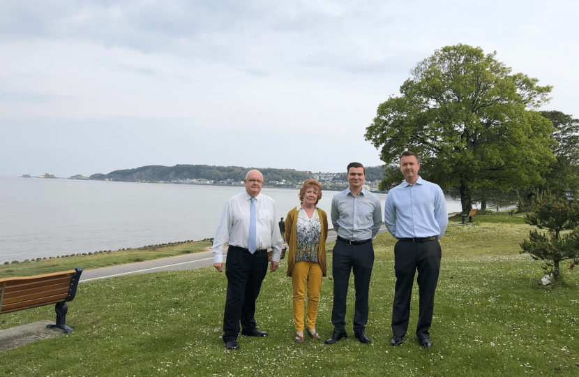 Conservative Cllrs Jones, Tyler-Lloyd, Langstone & Thomas